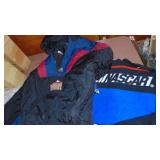 Denver Nuggets Jacket Size Med, Nascar Blanket and Signed Hats