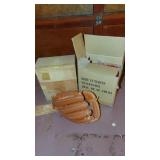 3- New Baseball Mitts with Balls