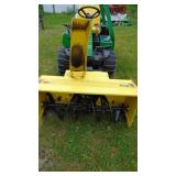 John Deere F932 with 60" Mower Deck and 48" Snowblower, 1409 Hours, Runs