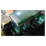 John Deere 112 with Blower, Runs, Need a Tune Up
