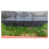 Black Plastic Truck Toolbox, 61" Bed Size