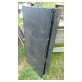 Metal Black Wall Cabinet, 52" x 26" x 8"
