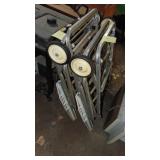 2-Vintage Metal Lounge Chairs