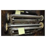 2-Vintage Metal Lounge Chairs