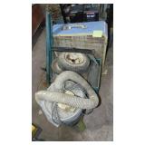 Box Fan, Wheels, Shop Vacuum and 2 Jacks