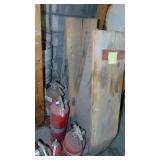 2- Wooden Ramps and 4 Fire Extinguishers