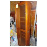 Handcrafted Wood Wall Gun Cabinet