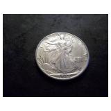 1942 D Walking LIberty Half Dollar