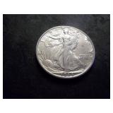 1944 D Walking LIberty Silver Half Dollar