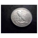 1945 D Walking LIberty Silver Half Dollar
