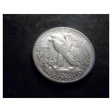 1945 D Walking LIberty Silver Half Dollar