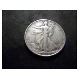 1945 S Walking LIberty Silver Half Dollar