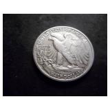1947 D Walking LIberty Silver Half Dollar