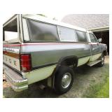 Dodge 1992 pickup truck, VIN 1B7KM2...