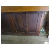 Antique bankers cabinet, slant top ...