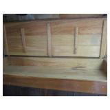 Antique bankers cabinet, slant top ...