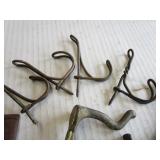 Vintage skeleton keys, hat/coat hoo...