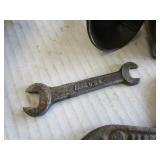 Antique IH wrench, vintage Ford wre...