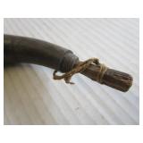 Gun powder horns (real horns), anti...