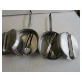 Vintage aluminum mess kits, both wi...