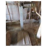 Antique platform scale, Fairbanks N...