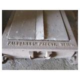 Antique platform scale, Fairbanks N...