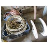 Rolls of wire, various...