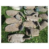 Decoys: 9 cork, 16 paper mache...