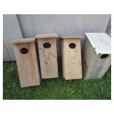Wood duck houses, three new, one us...