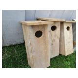 Wood duck houses, three new, one us...