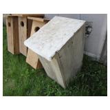 Wood duck houses, three new, one us...