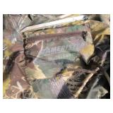 Hunting blind with back pack...