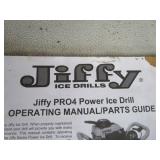 Jiffy ice auger, LP powered, 8" aug...