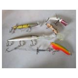 Lures: Heddon, Rapala, crayfish...
