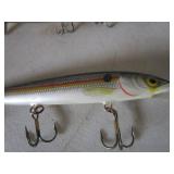 Lures: Heddon, Rapala, crayfish...