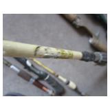 Fishing rods, minnow bucket, landin...