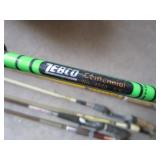 Fishing rods, minnow bucket, landin...