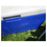 Plastic folding chairs, Igloo bever...