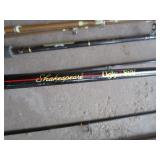 Rods with reels, two part & telesco...