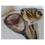 Graphite net, Canvas sack, Fisherma...