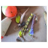 Fishing: bobbers, lures, bowfishing...