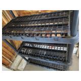 Shelf unit, plastic, 36" x 18" x 60...