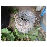 Roll barb wire...