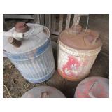 Vintage fuel cans...