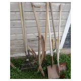 Hand tools with scythe ( extra knif...
