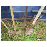 Hand tools with pry bar, brush saws...