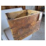 Antique Grocery box, wooden folding...