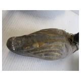 Decoys: antique wood carved with ta...