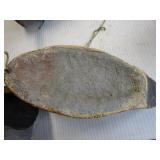 Decoys: antique wood carved with ta...