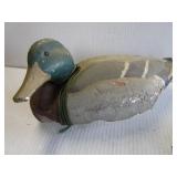 Decoys: antique wood carved with ta...